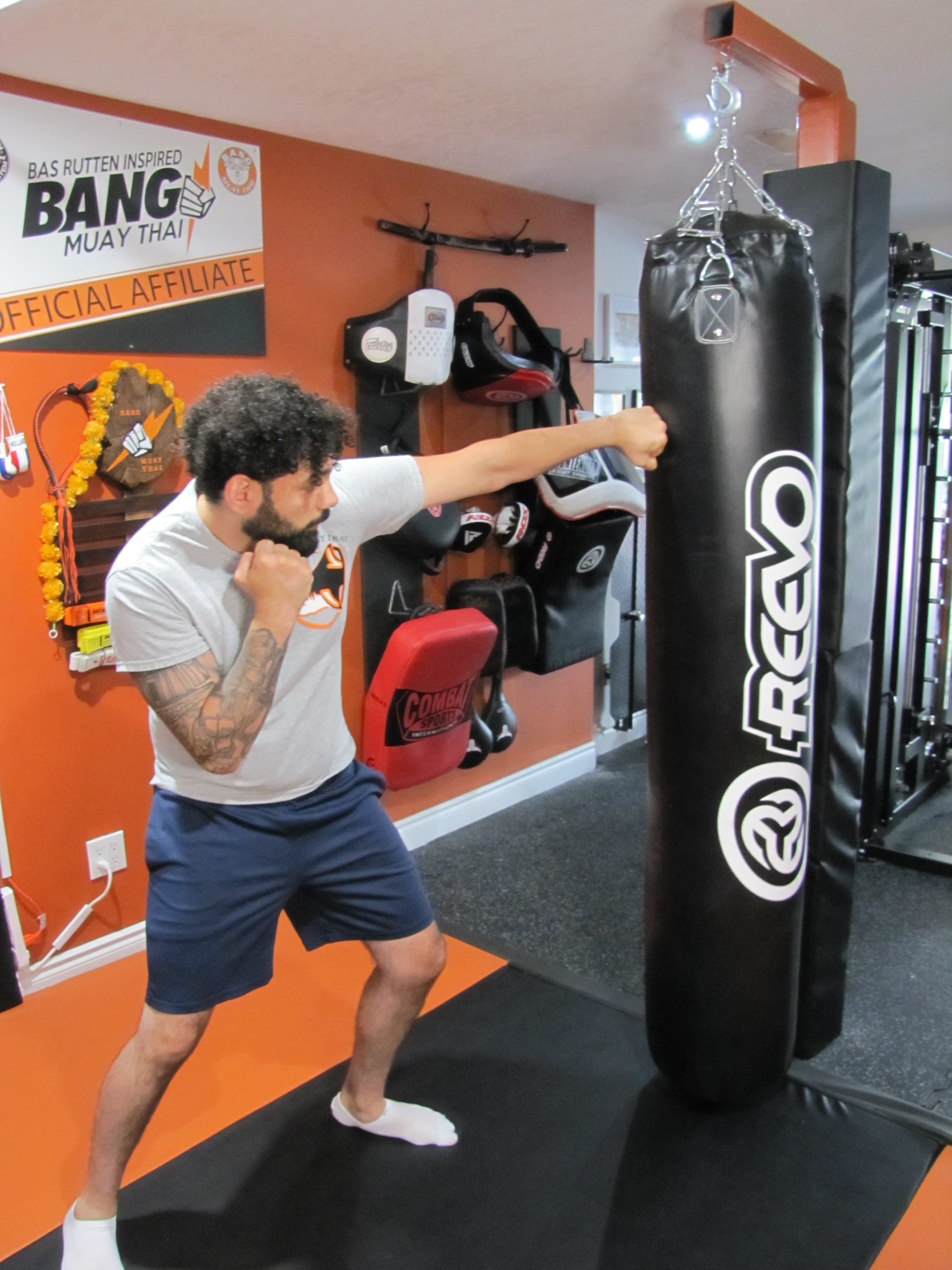 Muay Thai training at Shark Tank